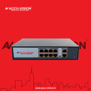 21 8 PORT UPLINK GIGA 10/100(8+2) POE SWITCH 120W