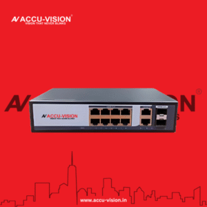 22 8 PORT 10/100(8+2) POE SWITCH 120 w